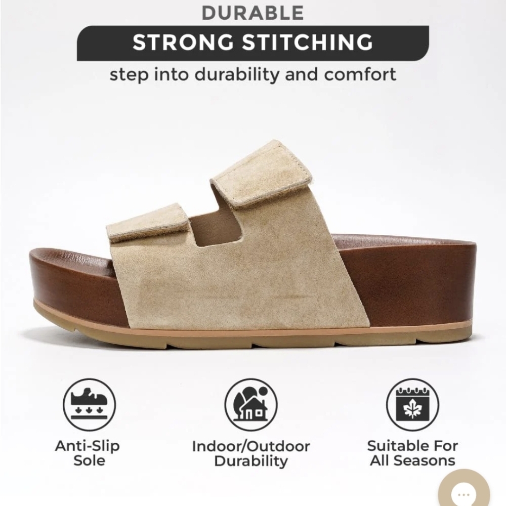 PROJECT CLOUD Platform Slide Sandals NWT - image 4